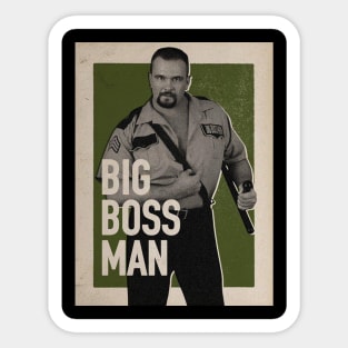 Big Boss Man Vintage Sticker